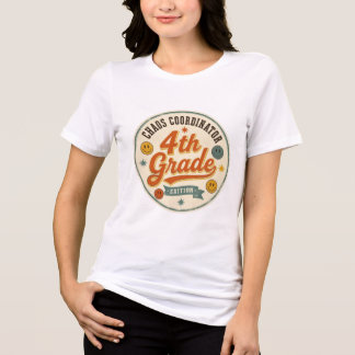 Camiseta Coordenador de Caos Retro Professor da 4ª Série