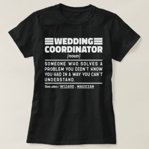Camiseta Coordenador de Casamento Substantivo Consultor de 