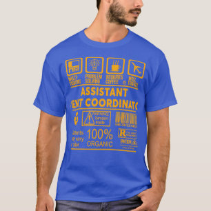 CAMISETA COORDENADOR DE EVENTOS ASSISTENTE NICE DESIGN 2017
