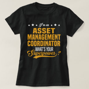 Camiseta Coordenador de gerenciamento de ativos