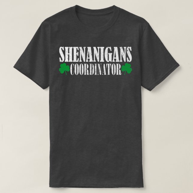 Camiseta coordenador de shenanigans 4 (Frente do Design)