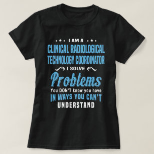Camiseta Coordenador de Tecnologia Radiológica Clínica