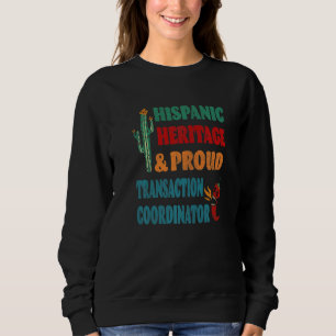Camiseta Coordenador de Transação Orgulhoso e de Herança Hi