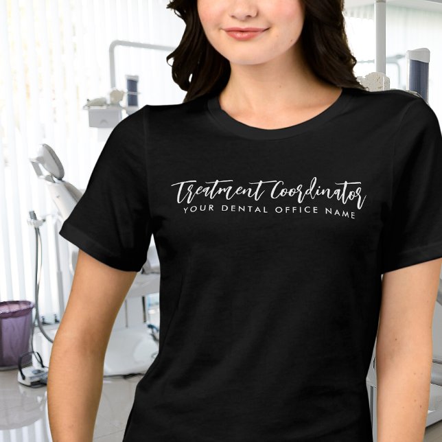 Camiseta Coordenador de Tratamento Minimalista Moderno (Criador carregado)