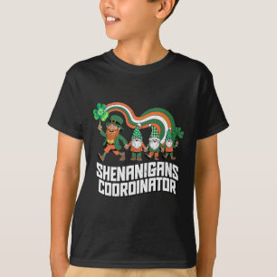 Camiseta Coordenador de Travessuras Gnome do Dia de São Pat