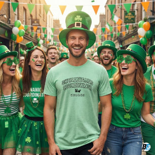 Camiseta Coordenador de "Travessuras" Personalizado St. Pat