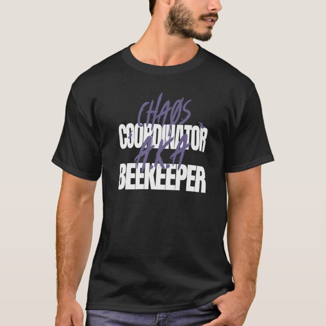 Camiseta Coordenador do Caos, AK.A. Beekeeper Premium (Frente)