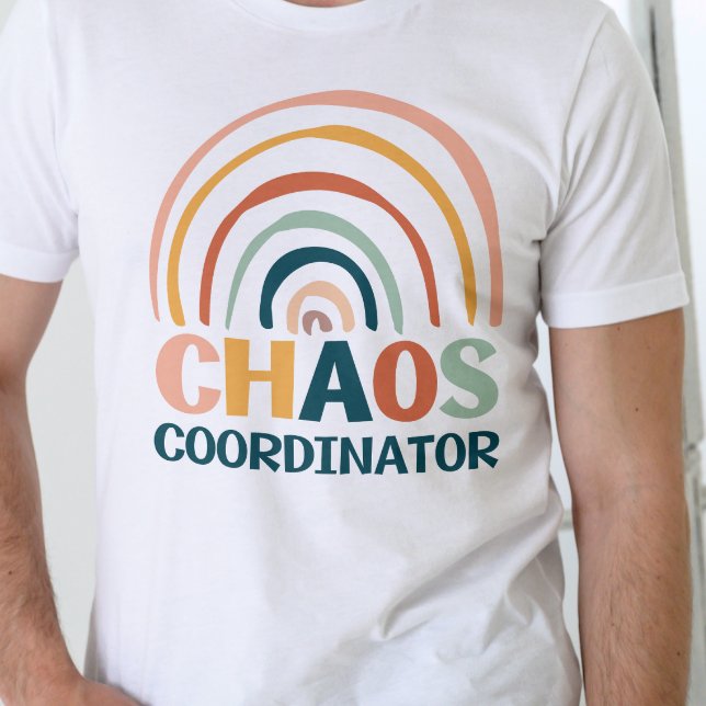 Camiseta Coordenador do Caos - cores retrógradas (Criador carregado)