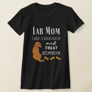Camiseta Coordenador do caos da mãe Fox Red Labrador
