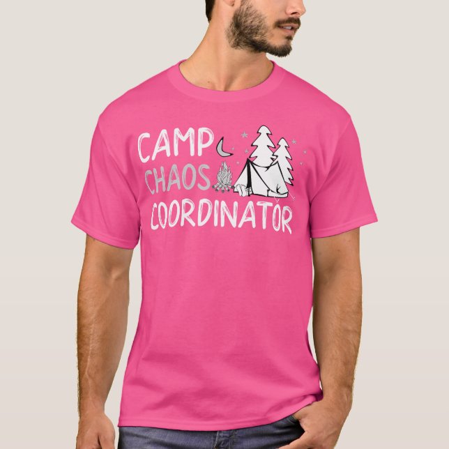 Camiseta Coordenador do Caos do Campo Diretor de Verão (Frente)