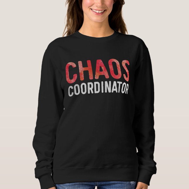 Camiseta Coordenador do Caos Mãe e Pai (Frente)