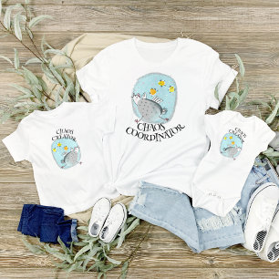 Camiseta Coordenador do Caos, Mamãe e eu, Mama Chicken