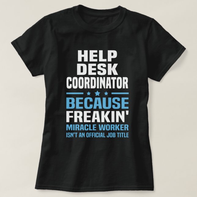Camiseta Coordenador do Help Desk (Frente do Design)