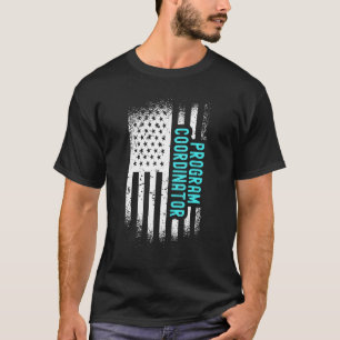 Camiseta Coordenador do Programa com Sinalizador Americano