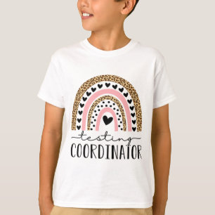 Camiseta Coordenador Rainbow Leopard Test Day Professor Stu