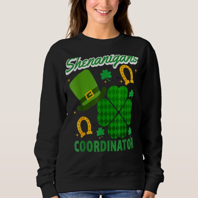 Camiseta Coordenador Shenanigans Leprechaun Rua Patrick S D (Frente)