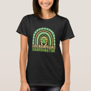 Camiseta Coordenador Shenanigans Rainbow St Patricks Teache