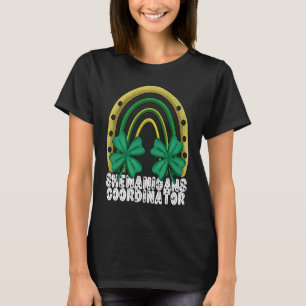 Camiseta Coordenador Shenanigans Rainbow St Patricks Teache