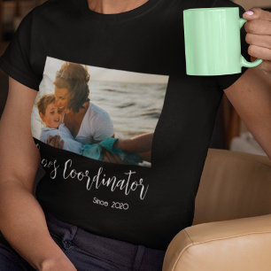 Camiseta Coordenadora de Caos Mamãe Ano Personalizado