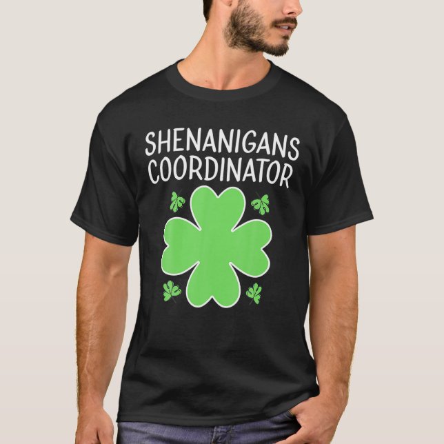 Camiseta Coordenadora de Mulheres Shenanigans do Dia de São (Frente)