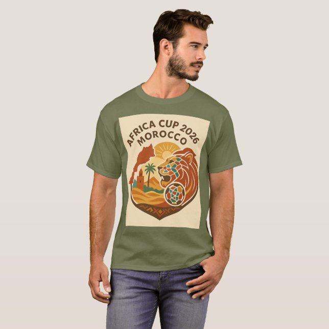 Camiseta Copa África de 2026 (Frente Completa)