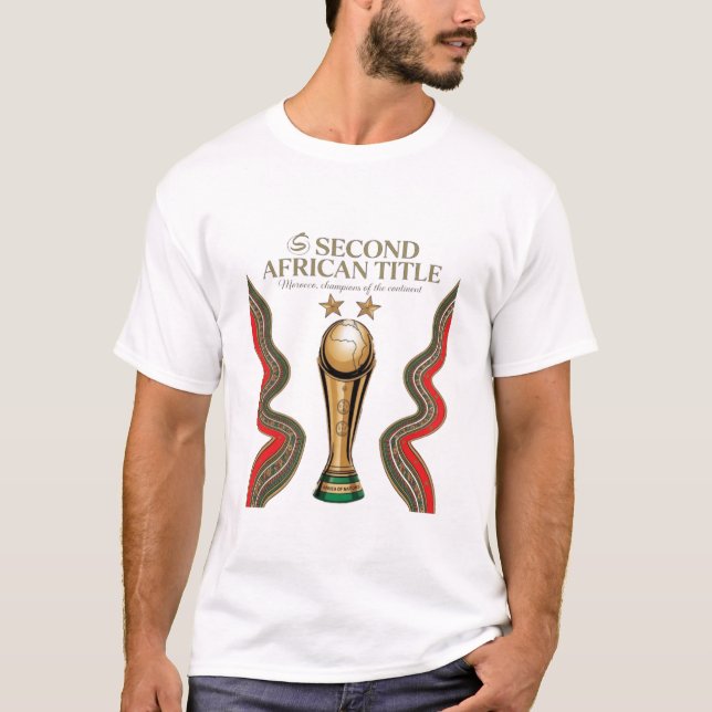 Camiseta Copa Africana no Marrocos (Frente)