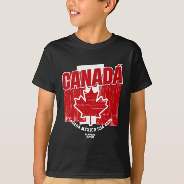 Camiseta Copa do Mundo de Fãs de Futebol do Canadá 2026 (Frente)