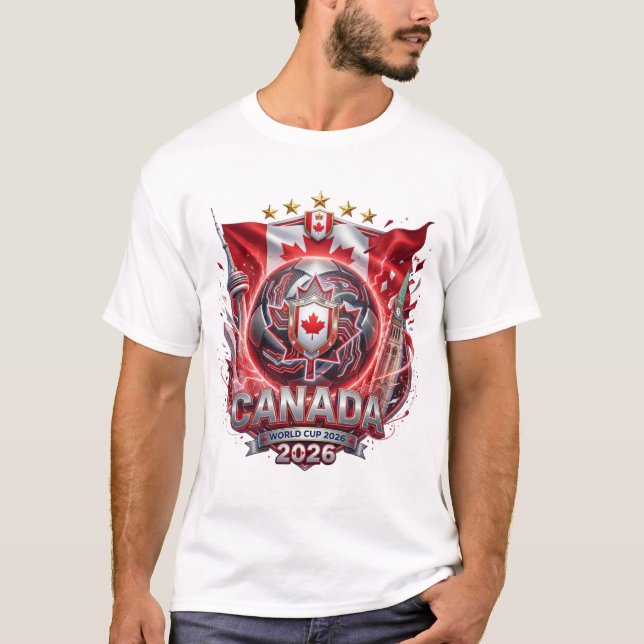 Camiseta Copa do Mundo FIFA 2026 - Canadá (Frente)