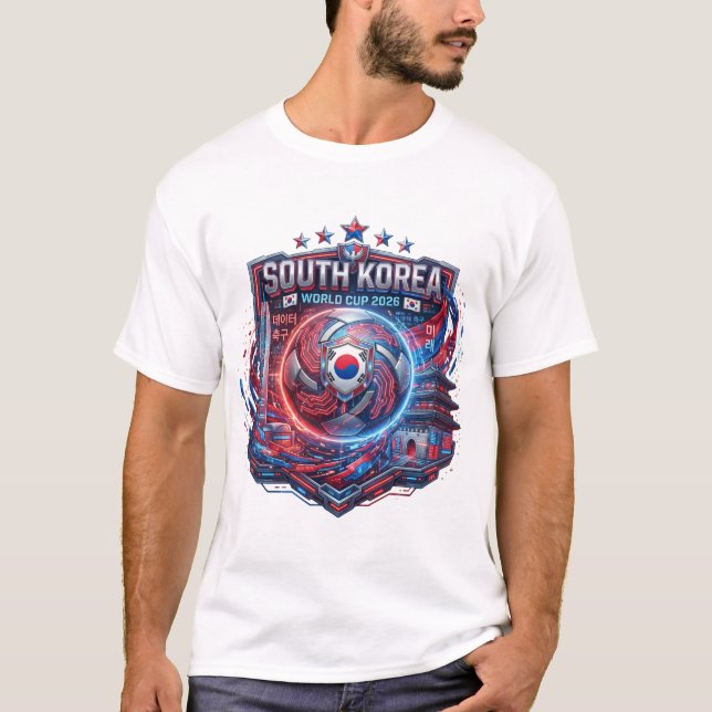 Camiseta Copa do Mundo FIFA 2026 - Coreia do Sul (Frente)