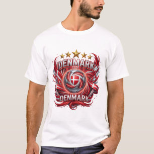 Camiseta Copa do Mundo FIFA 2026 - Dinamarca