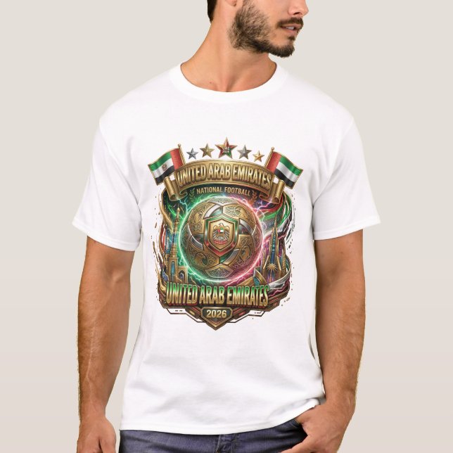 Camiseta Copa do Mundo FIFA 2026 - EAU (Frente)