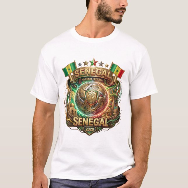 Camiseta Copa do Mundo FIFA 2026 - Senegal (Frente)