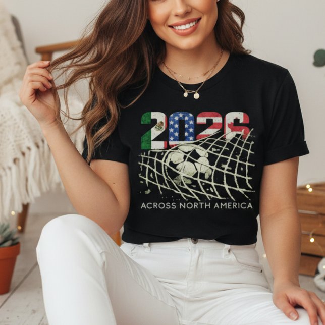 Camiseta Copa do Mundo FIFA de 2026 (2026 North America Soccer Shirt | Mexico USA Canada Football Fan Tournament Tee)