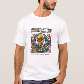 Camiseta Copa do Mundo México 2026 - Anfitrião Ofi