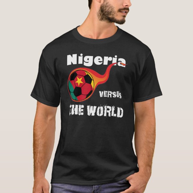 Camiseta Copa do Mundo - Nigéria Versus Mundo (Frente)