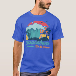 Camiseta Copacabana Rio de Janeiro Praga do Surfe de Praia