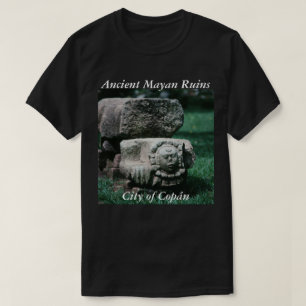 Camiseta Copan Ancient Ruins Estatutos Cidade Cultura Maião