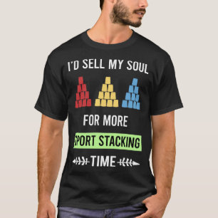 Camiseta Copas de velocidade de empilhamento de Taça de emp