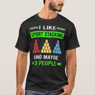 Camiseta Copas de velocidade de empilhamento de Taça de emp