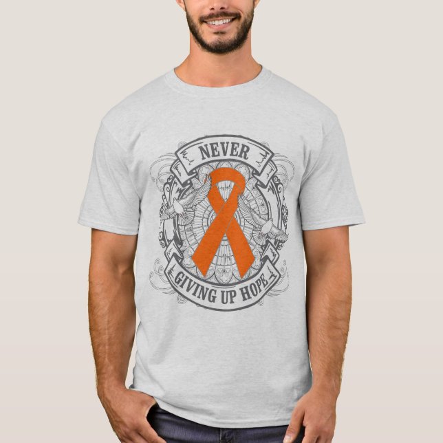 Camiseta COPD nunca que dá acima a esperança 2 (Frente)