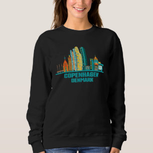 Camiseta Copenhaga Dinamarca Skyline Dane Cityscape Danes D