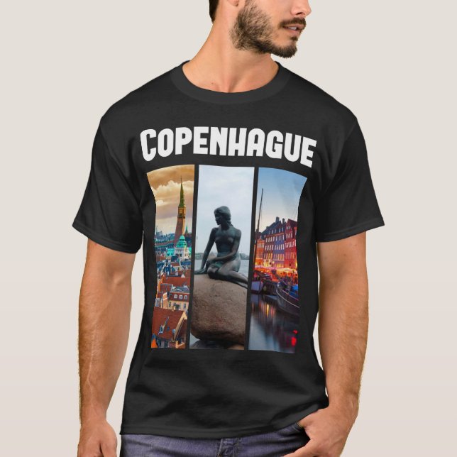 Camiseta Copenhague,Dinamarca (Frente)