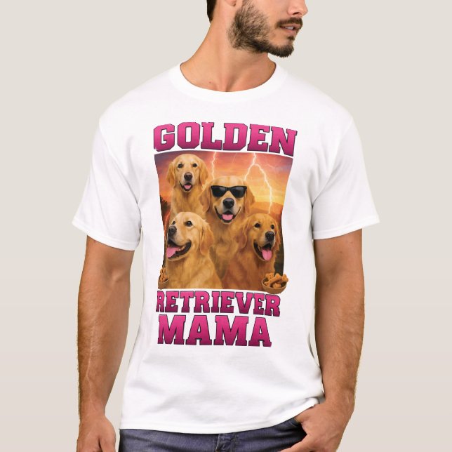 Camiseta Cópia Cópia do Retriever Golden (Frente)