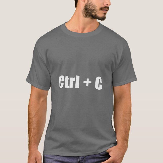 Camiseta Cópia - CTRL + C (Frente)
