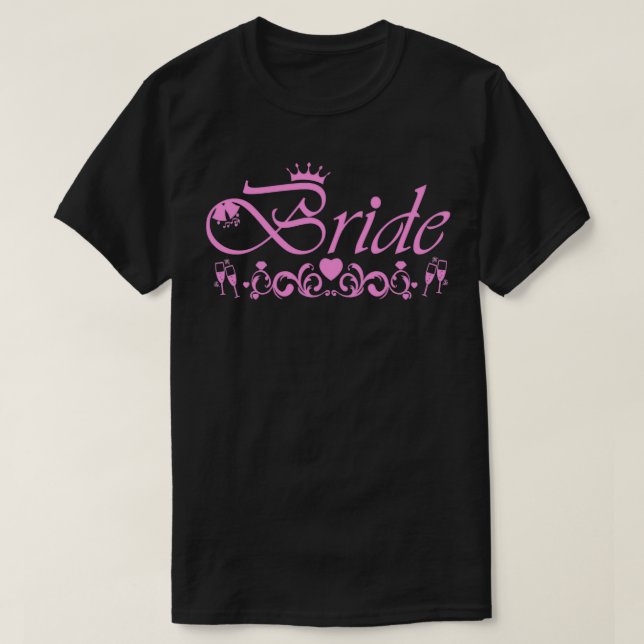 Camiseta Cópia da equipa da noiva despedida de solteira ros (Frente do Design)