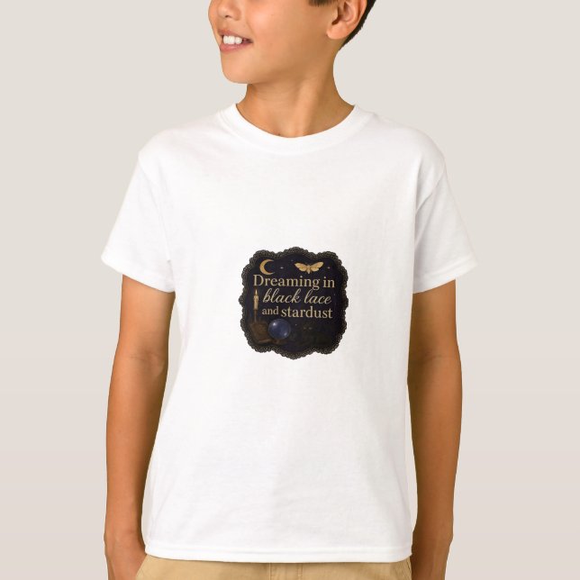 Camiseta Cópia De Florestas Místicas De Fantasia De Whimsig (Frente)