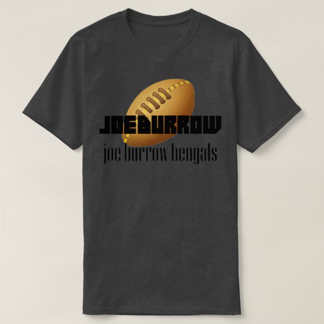 Camiseta Cópia de joe burrow joe burrow bengals 3 (Frente do Design)