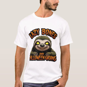 Camiseta Cópia de Lazy Bones e Gemidos de Halloween - Pregu