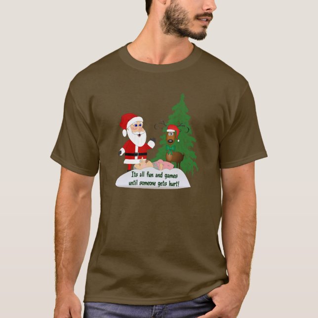 Camiseta Cópia de ReindeerGames10x10_apparel (Frente)