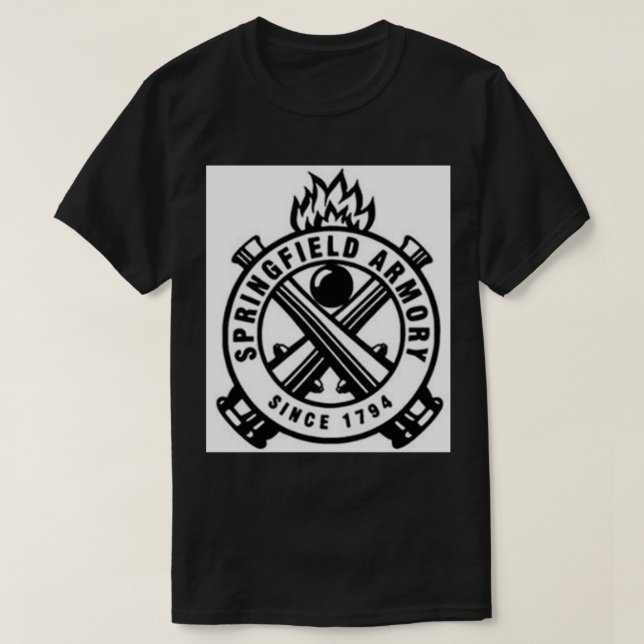 Camiseta Cópia do adesivo do Springfield Armory (Frente do Design)